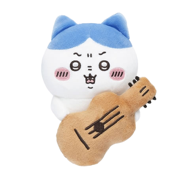 하치와레 데스크탑에서 지켜보는 인형 (기타 든)